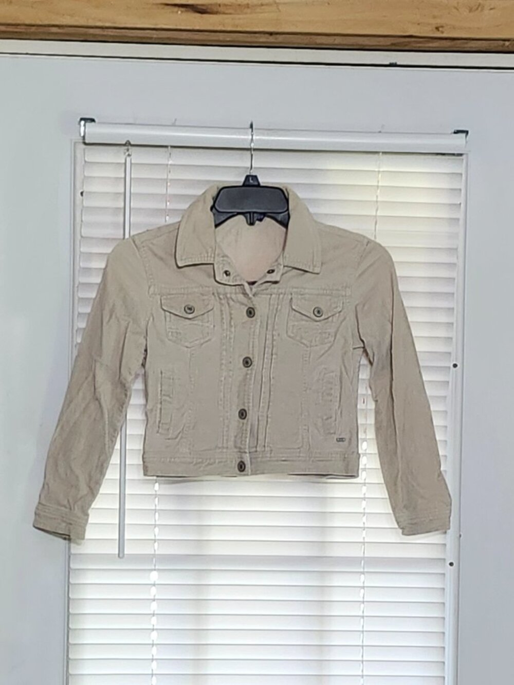 Limited Too tan cordaroy jacket size junior xxs